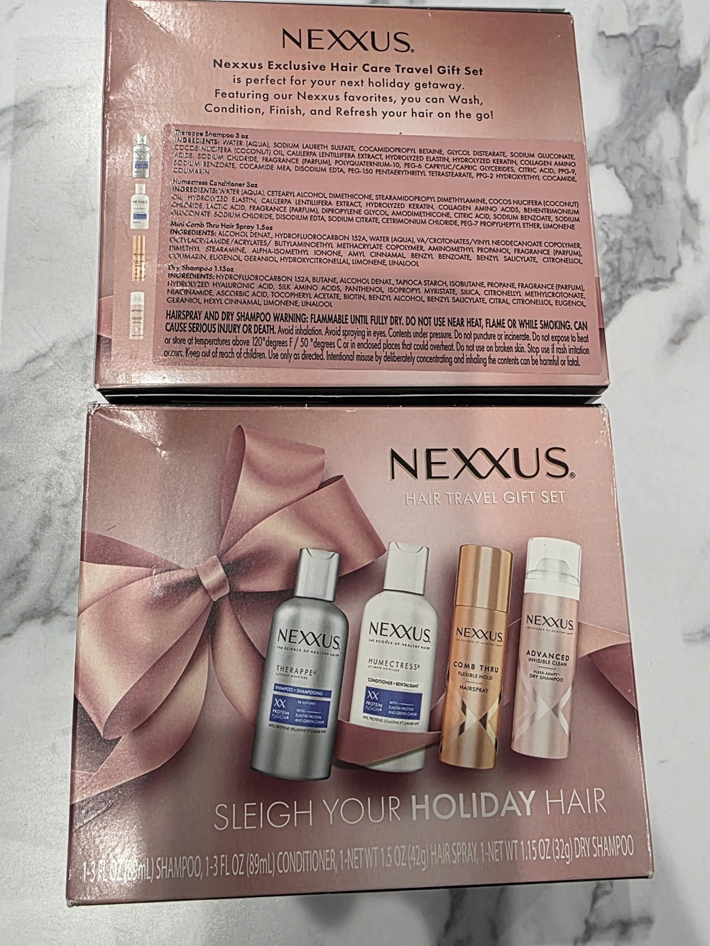 Nexxus Holiday Hair Travel Gift Set - Pink - Picture 3 of 9